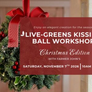 WORKSHOP - LIVE-GREENS KISSING BALL - NOV 7TH